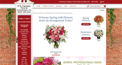 Desktop Screenshot of cannonfloral.com